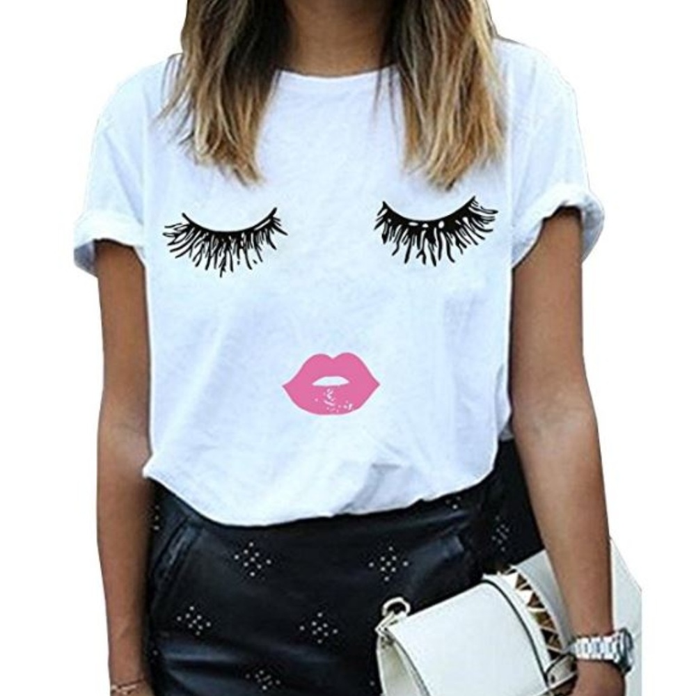 Eyelash Tee Graphic Tee T-shirt